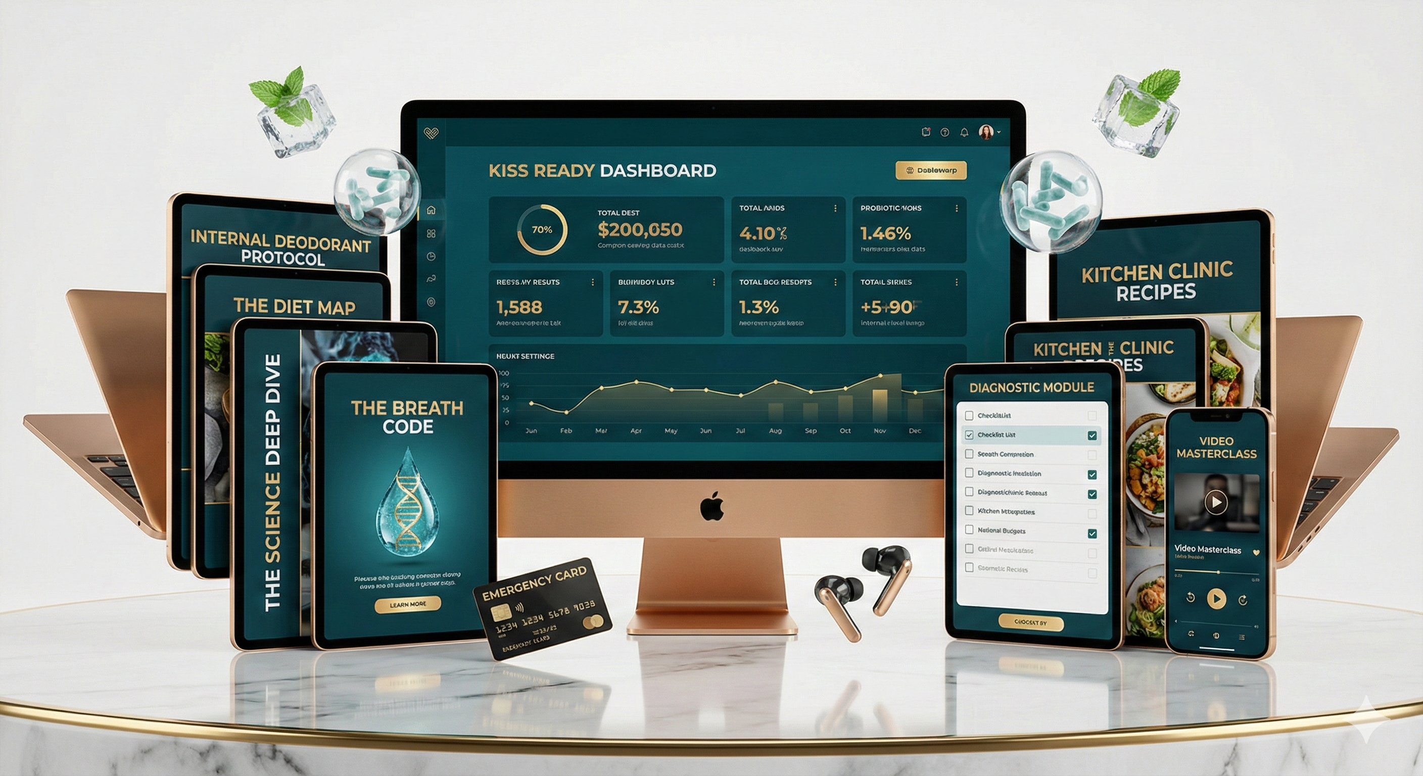 The Breath Code value stack — the complete Breath Protocol product lineup from The Dental Protocol.